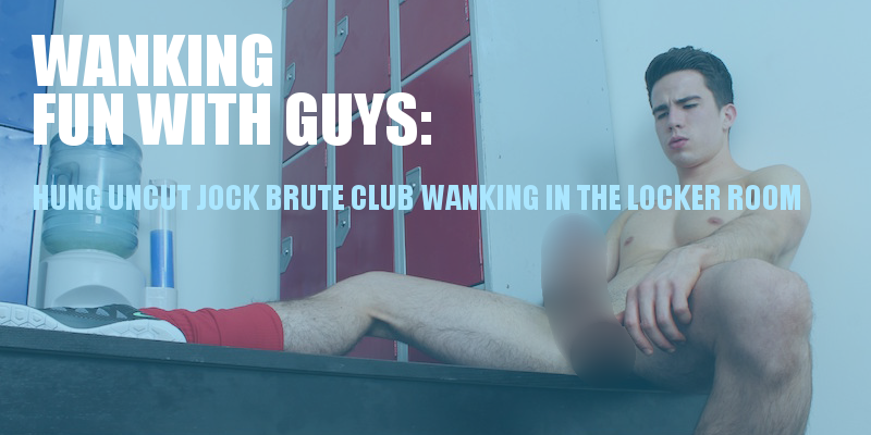 Jock wanking in the locker room