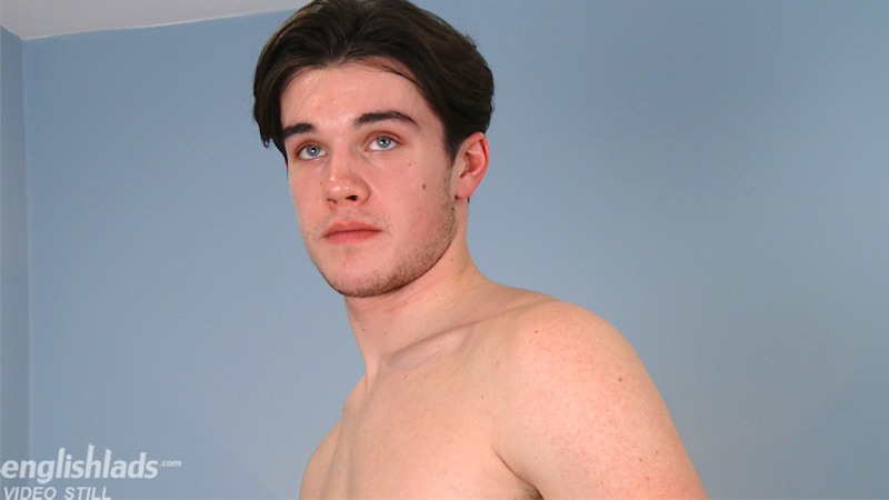Handsome straight jock Myles Renton in his jack off video for english lads